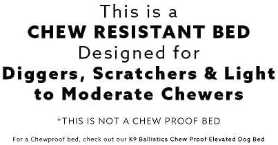 K9 Ballistics Tough Ripstop Dog Crate Pad - Durable & Machine Washable with Non-Skid Bottom and 120-Day Warranty, Fits 48" Wire Crates - X-Large, Sandstone