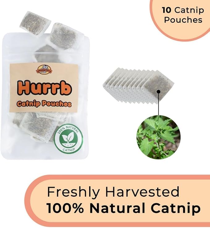 Interactive Catnip Bird Toy Set (5 Replacement Catnip Birds)