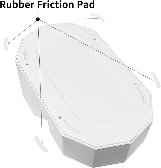 Sfozstra Gravity Water Bowl Dispenser : Automatic 4L White Cat Stainless Steel Feeder Without Filters for Pets Indoor/Outdoor by Owners