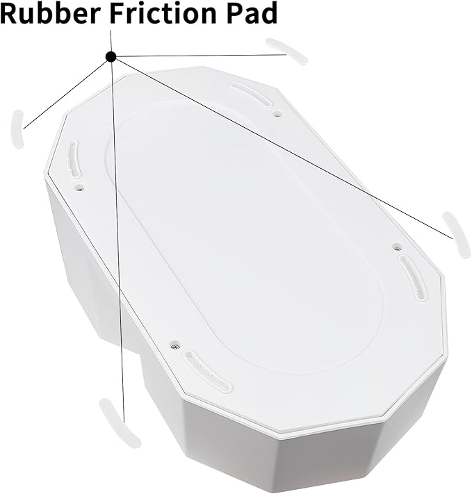 Sfozstra Large Dog Water Dispenser: 8L Automatic White Water Feeder with Stainless Steel Bowl - Without Filter - Gravity Design for Multiple Pets Indoor/Outdoor