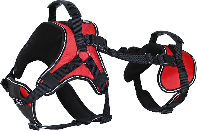 Doggie Stylz Multi-Functional Full-Body Lifting Dog Harness Vest, Designed for Front-Only, Rear-Only or Full-Body Dog Lifting. Please Measure Your Before Ordering.