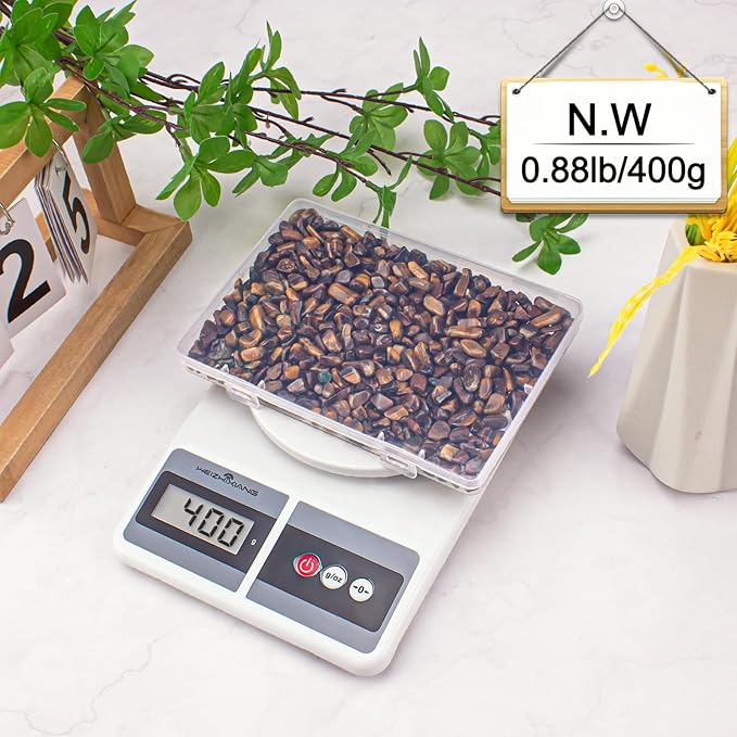 0.88 Lb Tiger Eye Aquarium Gravel Rocks Crushed Stone, Polished Natural Tumbled Healing Crystal Chips Bulk Quartz Crystal Gemstones for Garden|Vase Filler|Fish Turtle Tank Decorations