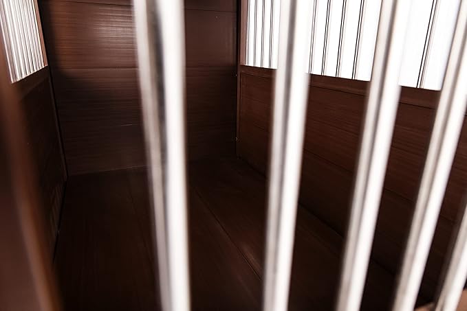 New Age Pet ECOFLEX Dog Crate End Table - Furniture-Style Pet Crate for Crate Trained Dogs - Stainless Steel Tubing & a Latched Closure - 10 Year Manufacturer's Warranty, X-Large, Brown