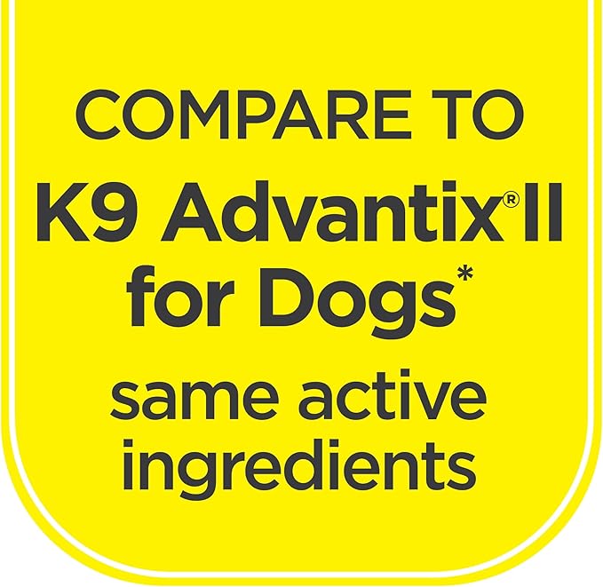 TevraPet Activate II Flea and Tick Prevention for Dogs | 4 Count | Medium Dogs 11-20 lbs | Topical Drops | 4 Months Flea Treatment