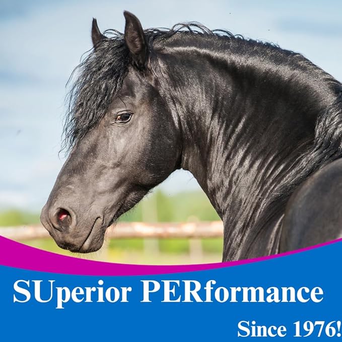 SU-PER Gain Weight for Horses - Equine Supplement Weight Gainer for Horses - Promotes Lean Muscle Mass, Digestion & Appetite - 25 Pound, 4 Month Supply