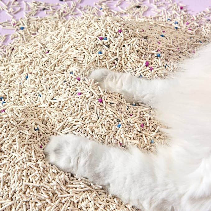 Mixed Tofu Cat Litter, Heavy Duty Flushable Kitty Litter, 5.5Lb/88Oz Original 12 Pack