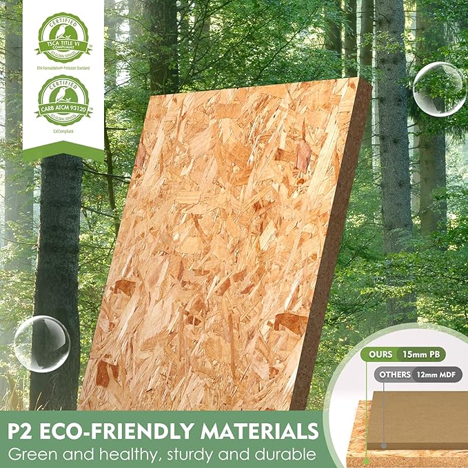 Large/Tall Litter Box Enclosure, Modern Wooden Litter Box Furniture for XL Litterbox with Drawer as Sideboard Cabinet (White)