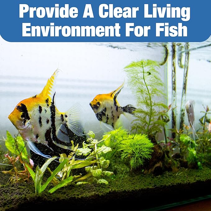 4 Sets of Three-Stage Filtration Maintenance Kit for Fish Tank Filters Replacement for Aquaclear 50 Power Filter Fish Tank Filter for 20- to 50-Gallon Aquariums