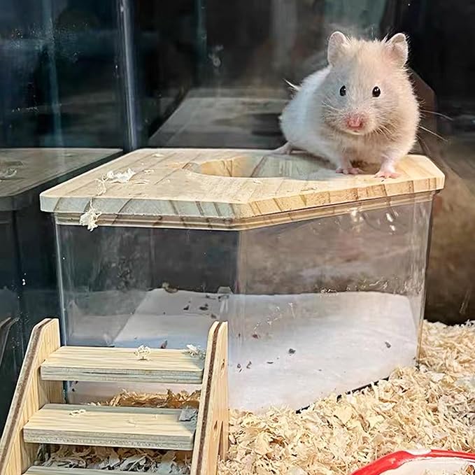 DR.DUDU Hamster Bath Sand, 2.8lb Dust Free Desert Sand or Potty Litter Sand for Hamster Chinchillas Gerbil Syrian Mice Small Animals (White, Flower Smell)