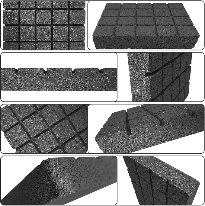 Hamiledyi 2PCS Rabbit Scratching Pads Bunny Lava Grinding Claw Pads Small Animal Foot Pads Hamster Scratch Board Chew Toys for Gerbil Chinchilla Hedgehog Guinea Pig Cage Accessories