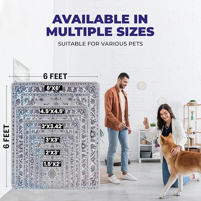 Washable Pee Pads for Dogs - Super Absorbent Reusable Puppy Training Pads - 100% Waterproof, Leak-Proof & Non-Slip Whelping Pads for Pet Housebreaking