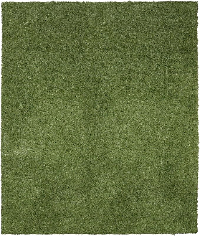 Ottomanson Artificial Grass Puppy Potty Training Pad, 2'7" x 3' Reusable Pee Pad for Small Pets and Dogs