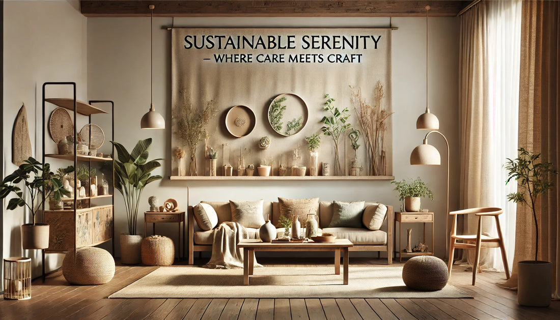 Sustainable Serenity — Where Care Meets Craft