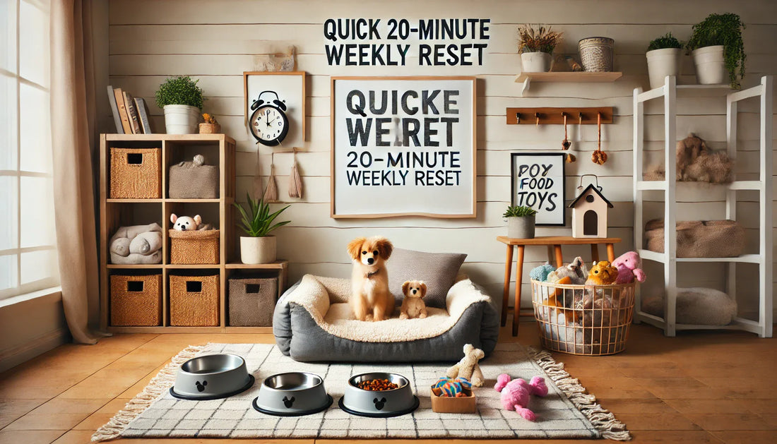 Weekly Pet Space Reset: 20-Minute Cozy Corner Refresh