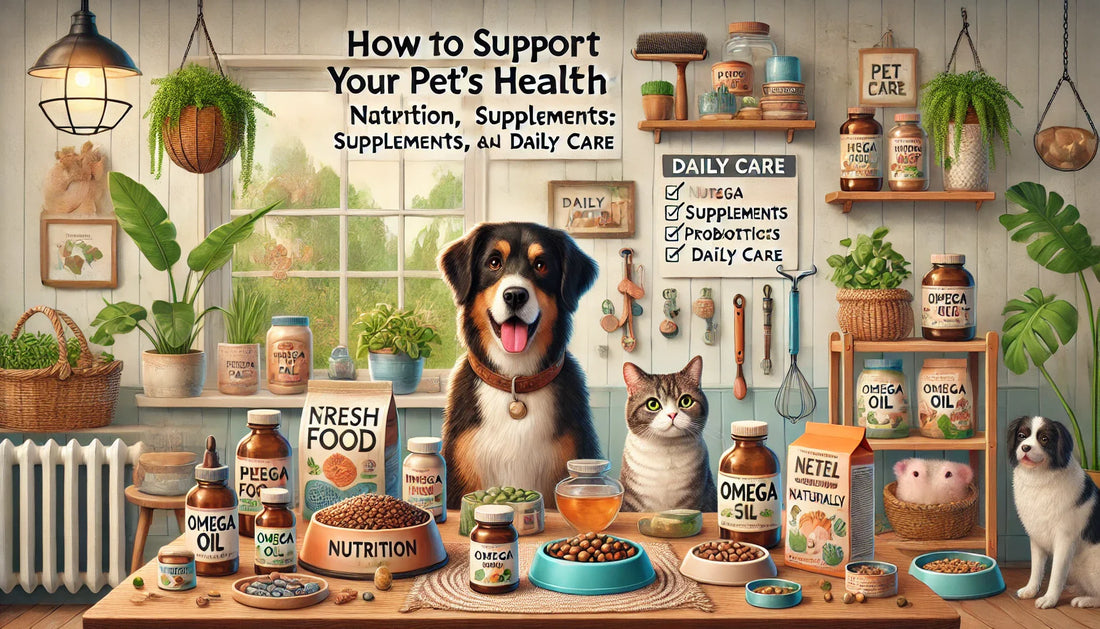 How to Support Your Pet’s Health Naturally: Nutrition, Supplements, and Daily Care