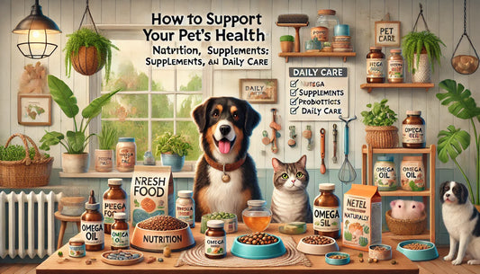 How to Support Your Pet’s Health Naturally: Nutrition, Supplements, and Daily Care