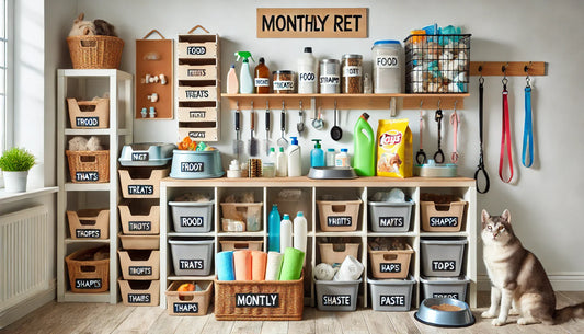 Monthly Pet Supplies & Hygiene Reset: Organized, Clean & Ready