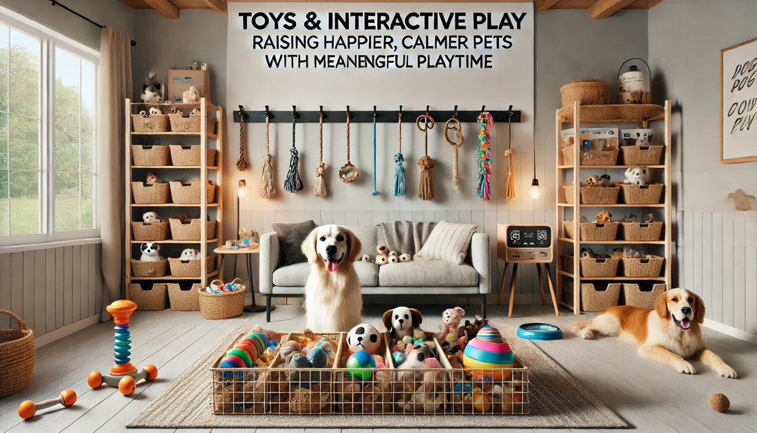 Toys & Interactive Play: Raising Happier, Calmer Pets Through Meaningful Playtime