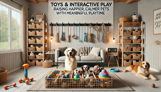 Toys & Interactive Play: Raising Happier, Calmer Pets Through Meaningful Playtime
