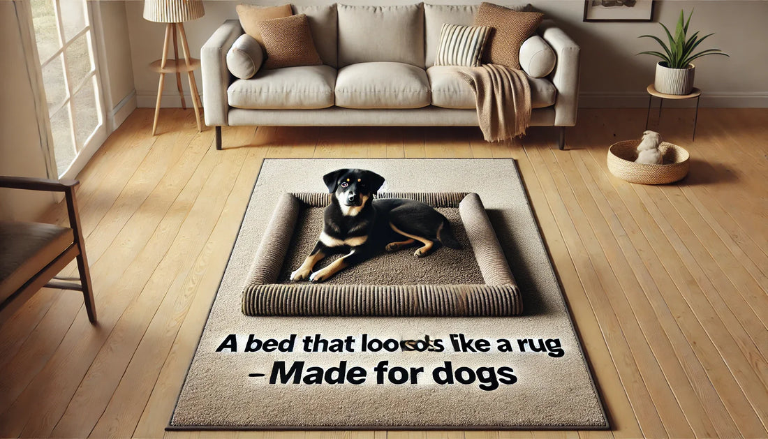 A Bed That Looks Like a Rug — Made for Dogs