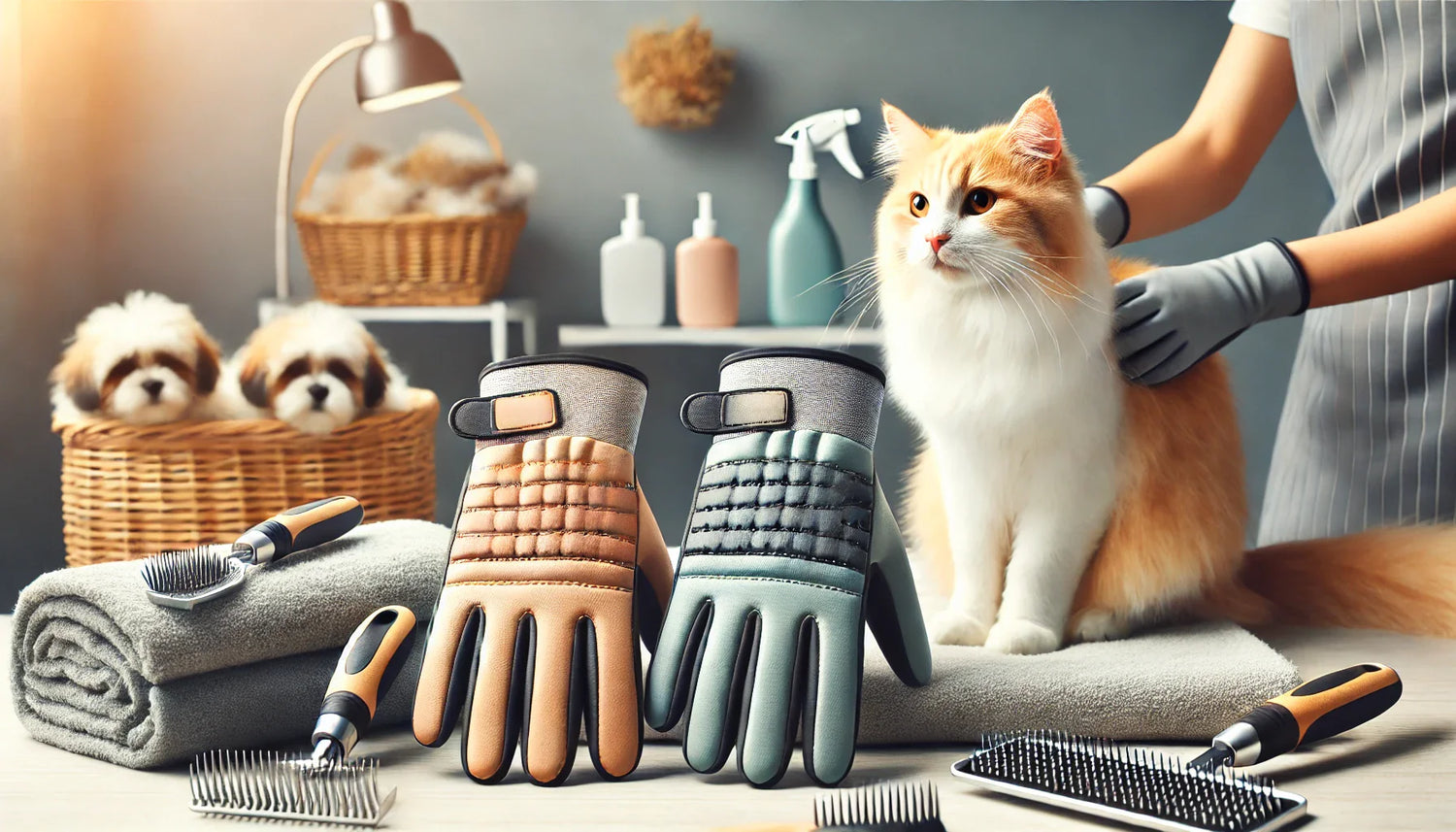 Grooming Gloves (3PCS Sets)