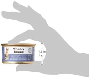 Amazon Brand - Wonder Bound Wet Cat Food, Pate, No Added Grain, (Whitefish & Tuna), 3 ounce (Pack of 24)