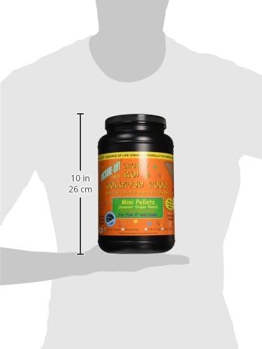 Microbe-Lift MLLMPMD Mini Floating Fish Food Pellets for Ponds, Water Gardens, and Fountains, for Small Live Goldfish and Koi, 2.25 Pounds