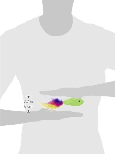 SmartyKat (3 Count) Fish Flop Crinkle Catnip Cat Toys - Multi Color, 3 Count