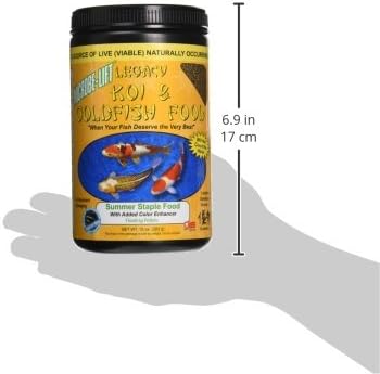 MICROBE-LIFT MLLSSSM Summer Staple Floating Fish Food Pellets for Ponds, Water Gardens, and Fountains, for Live Goldfish and Koi, 10 Ounces