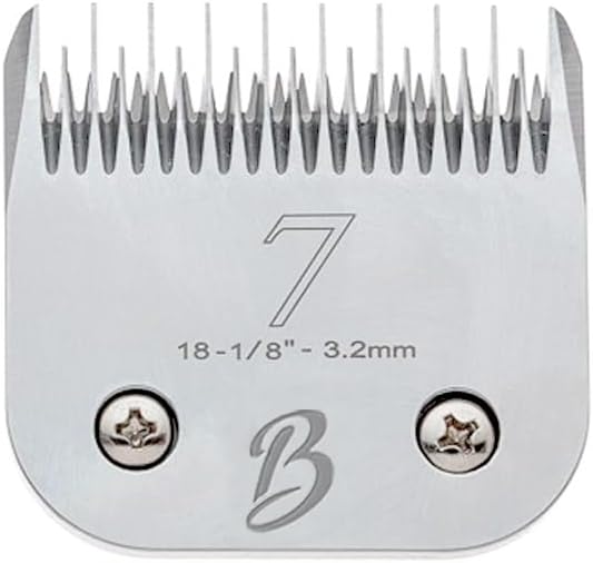 Detachable A Series 7 Skip Tooth Blade Dog Grooming Cuts Length 1/8" - 3.2mm Japanese High Carbon Steel 7 Dog Grooming Blade Supplies | Detachable Blade Clippers (Compatible A5 Series(B7)