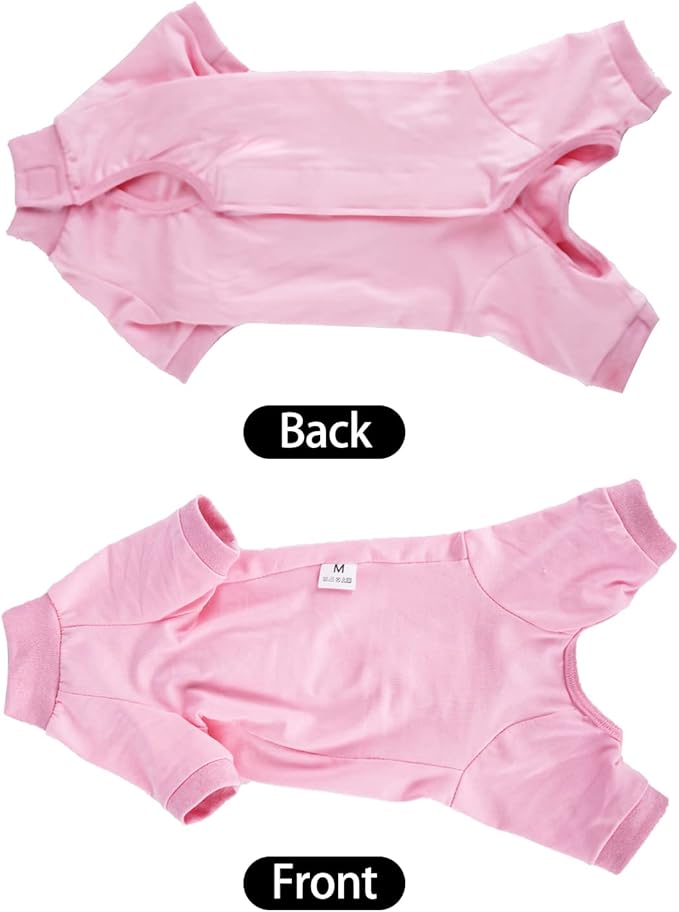 LIANZIMAU Cat Surgical Recovery Suit Professional for Male Female Dog Abdominal Wounds Cone E-Collar Alternative Anti-Licking Pet Surgical Recovery Pajama Suit Soft Fabric Onesie for Cats