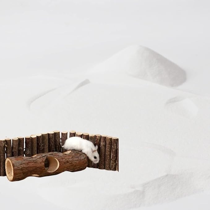 Hamster Bath Sand, 3lb Dust Free Desert Sand or Potty Litter Sand for Hamster Chinchillas Gerbil Syrian Mice Small Animals