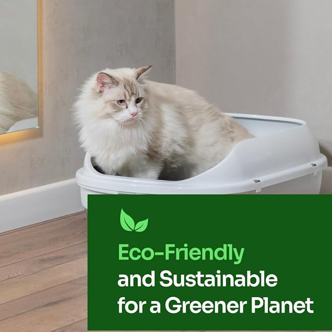 Tofu Cat Litter – Clumping, Flushable, Ultra Absorbent & Fast Drying | 100% Natural, Dust-Free, Low Tracking | Water-Soluble & Eco-Friendly (5.5 lbs x 2 Bag)