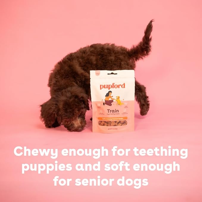 Pupford Soft & Chewy Training Treats for Dogs & Puppies (Chicken, 5 oz)