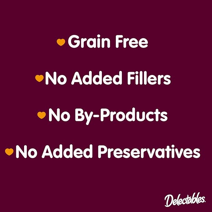 Hartz Delectables Bisque Lickable Cat Treats, Tuna & Salmon, 12 Count