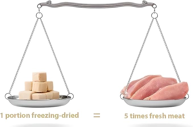 Organic Freeze Dried Dog & Cat Treats - Single Ingredient, Grain Free Food Toppers for Healthy Pets, No Fillers or Preservatives (1 Bag, Beef)