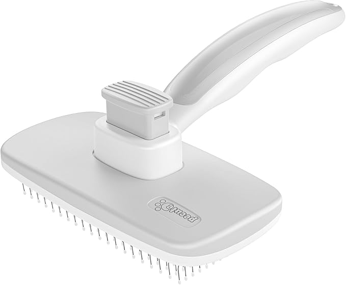 Pecute Self-Cleaning Slicker Brush for Dogs, Cats, Lightweight Dog Brush for Shedding Massaging Grooming, Cat Brush Gently Removes Loose Fur Undercoat for Small Dogs Cats Rabbits of All Hair Types