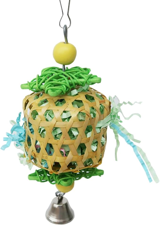 Bird Toys for Conures Parakeet, Birds Cage Accessories, Bird Shredding Foraging Toys for Cage