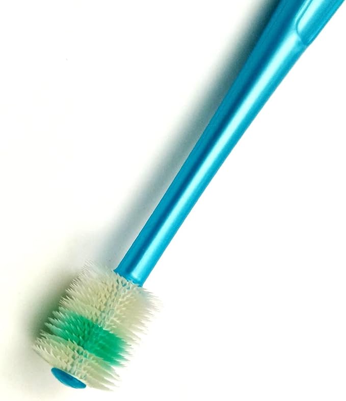 H&H Pets 360-Degree Bristle Toothbrush for Dogs and Cats - Super Soft Nylon bristles Tooth Brush, Puppy Supplies, Dog Brush Set, Pet Supplies Dog Grooming Kit Eco-Friendly (3-Count Pack)