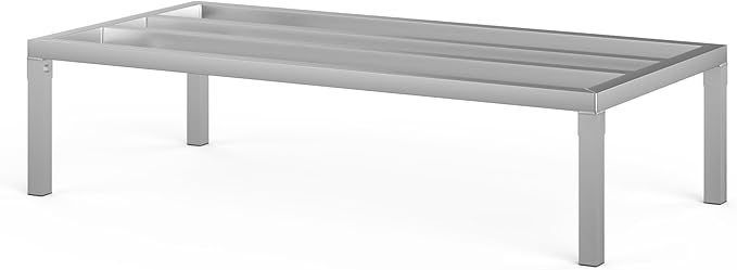 24 in X 48 in. Aquarium Stand | Industrial Style Aluminum Fish Tank Base with Open Frame Design