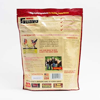 Horse Guard 10 lb, Equine Vitamin Mineral Supplement with Organic Selenium & Vitamin E