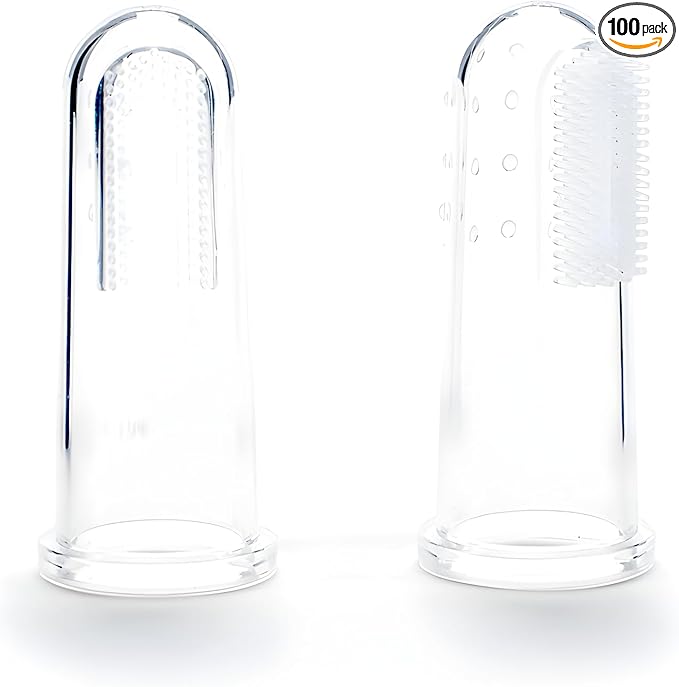 6Pack Dog Toothbrush，360º Dog Tooth Brushing Kit, Cat Toothbrush, Teeth Cleaning, Finger Brush