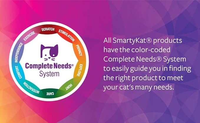 SmartyKat (3 Count) Skitter Critters Catnip Cat Toys - Gray/Cream, 3 Count