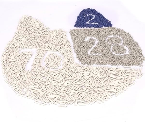 Mixed Cat Litter Fast Clumping,Ultra Absorbent,Natural Ingredients Litter,Water Dissolvable,Dust-Free,Low Tracking Bentonite Tofu Litter Odor Control(Original, 11 Pounds)