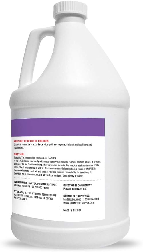 Professional Strength Deep Clean (Gal.) 3X Carpet Cleaner Solution & Deodorizer, Concentrated Encapsulating Carpet Shampoo, Pet Odor & Dirty Carpet Cleaning Solution 128 fl oz.