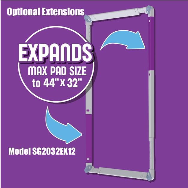 SureGrip Pee Pad Holder - Fits All Common Pad Sizes, 100% of Urine Stays on Pad, Built-in Lock & Release Pad Grips Secure Pad to Holder, Holder Can Secure to Floor, No Sliding or Folding