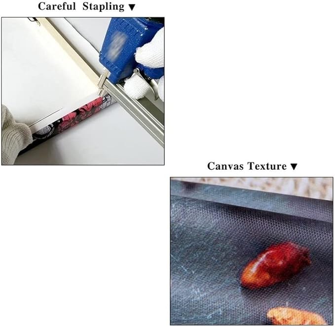 Beautiful Lake Mountain Range Sunrise Sunset Landscape Canvas Wall Art for Living Room, Autumn Forest National Park Scenery, Nature Scenic Picture Print Artwork Painting Decor,Inner Frame 20x40