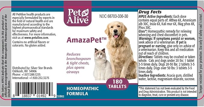 PetAlive AmazaPet Tablets 2 Pack