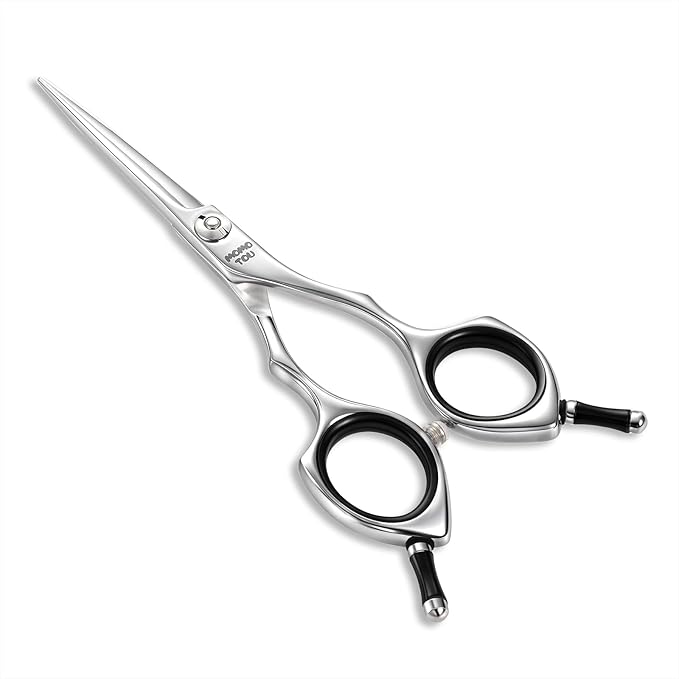 Dog Grooming Scissors 5 inch Small Straight Scissors Super Light Professional 440C Stainless Steel Pet Shears for Trimming Face and Paws Nose Ear Easy Use.