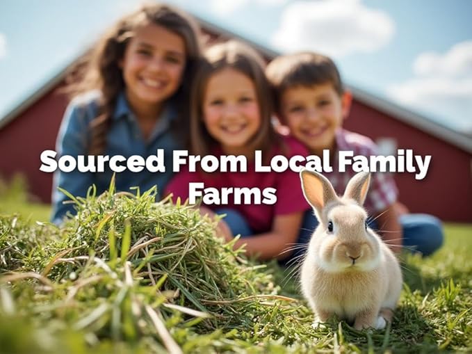 Blue Mountain Hay | Fresh Timothy Hay (5 Pounds) | Great for All Ages | High-Altitude Hay Pet Food for Rabbits, Guinea Pigs, Chinchillas, Hamsters, and Other Small Pets